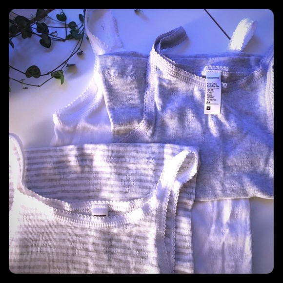 NWOT 3 x cotton undervests (girls)